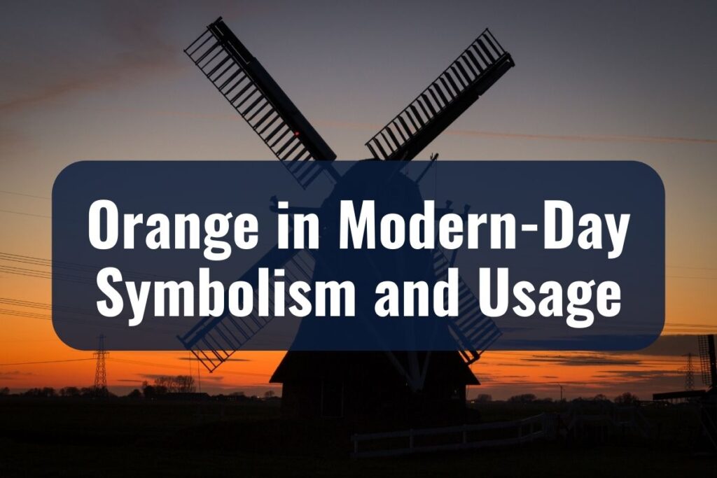 Orange in Modern-Day Symbolism and Usage